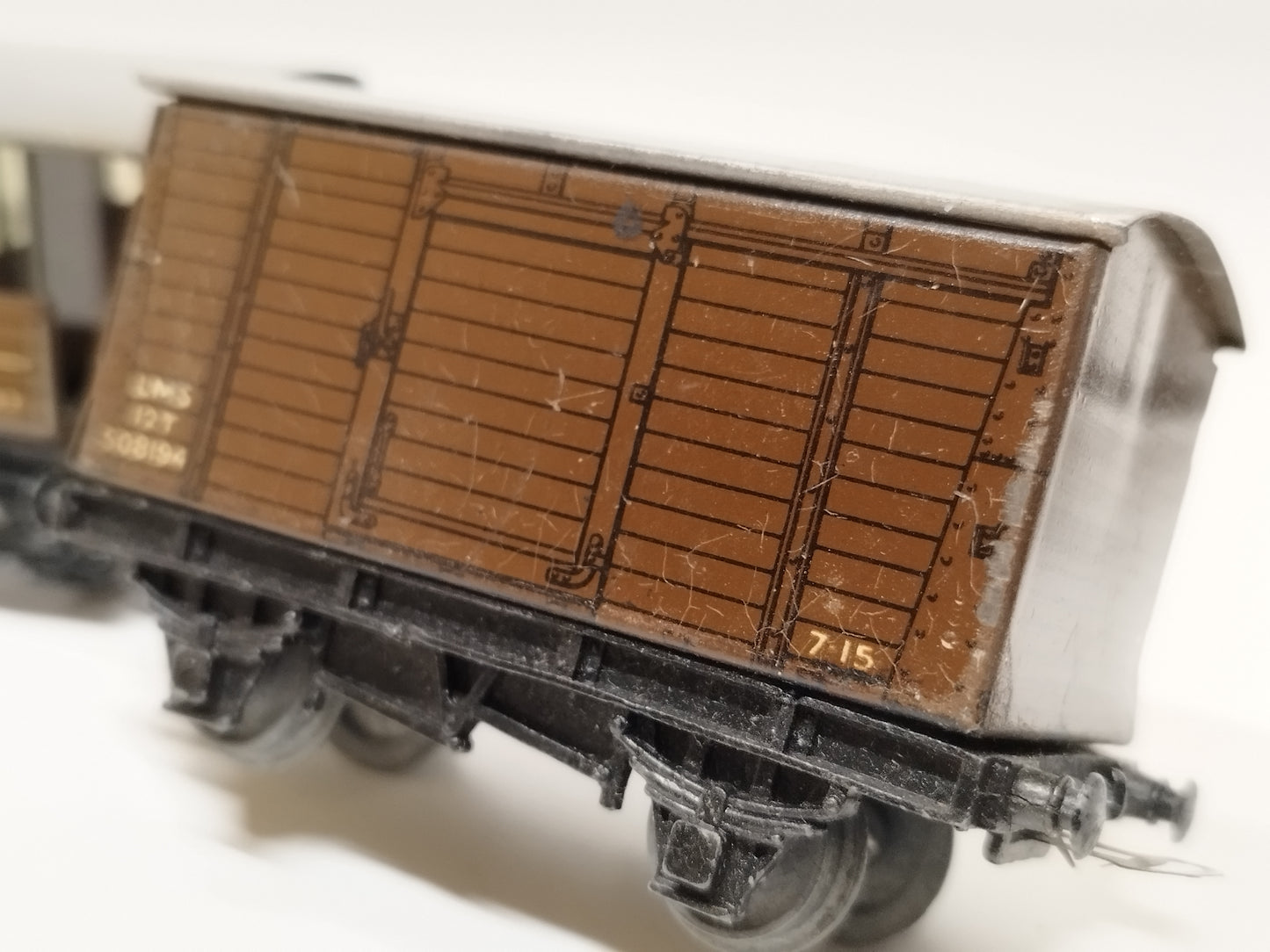 PreWar Hornby Dublo LMS Wagons and Brake Van Set - Rare