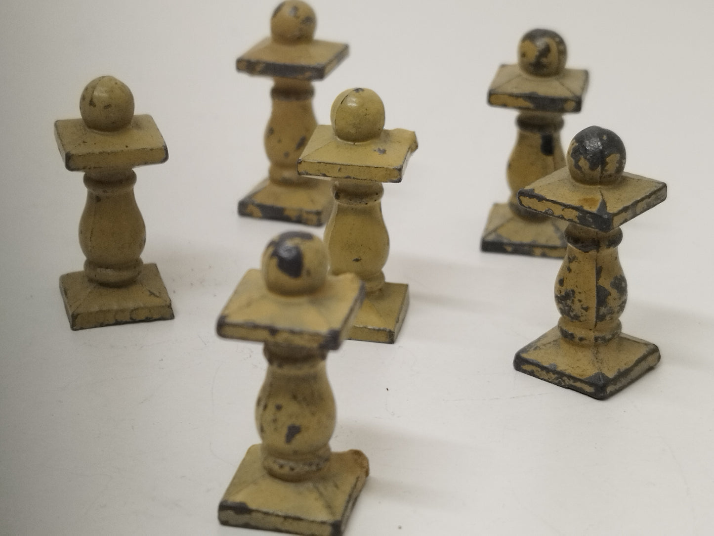 Britains Pre-War Floral Garden Single Balustrade End Sections