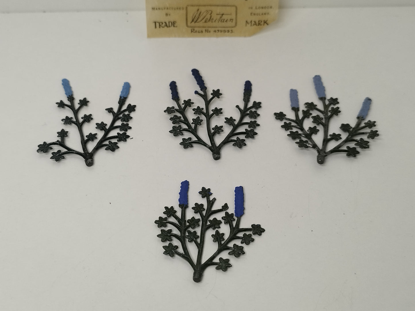 Britains Pre-War Floral Garden Wax Packet Delphinium No039 Plants