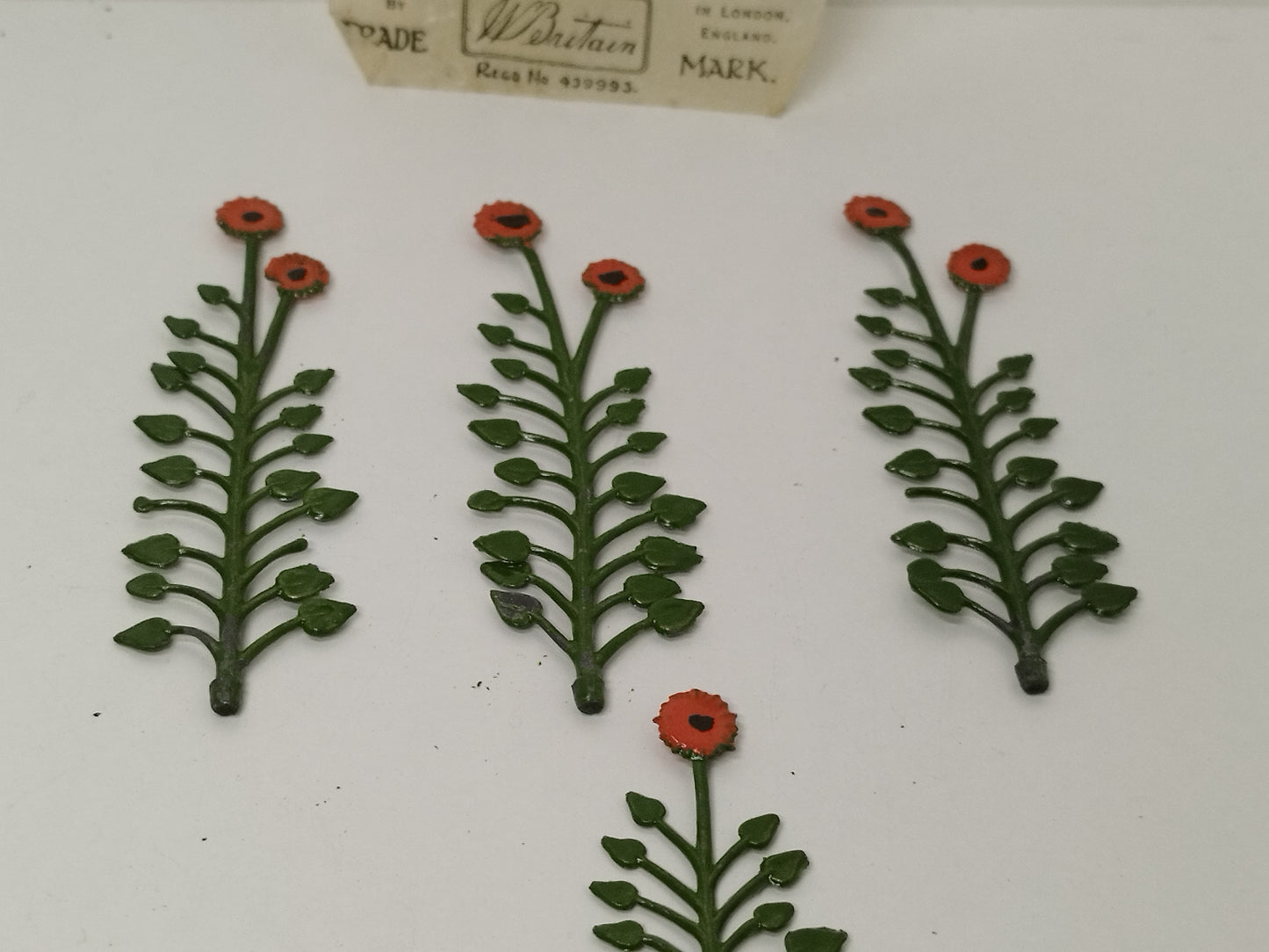 Britains Pre-War Floral Garden Wax Packet Sunflower No024 Plants