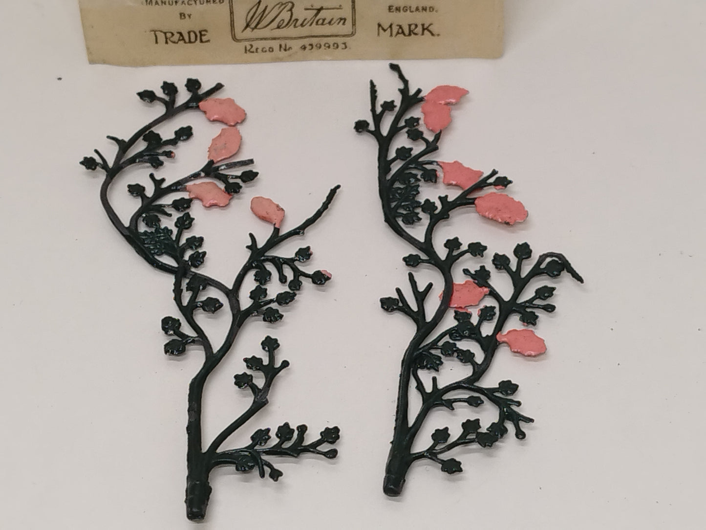 Britains Pre-War Floral Garden Wax Packet Rambler Rose No019 - Pink