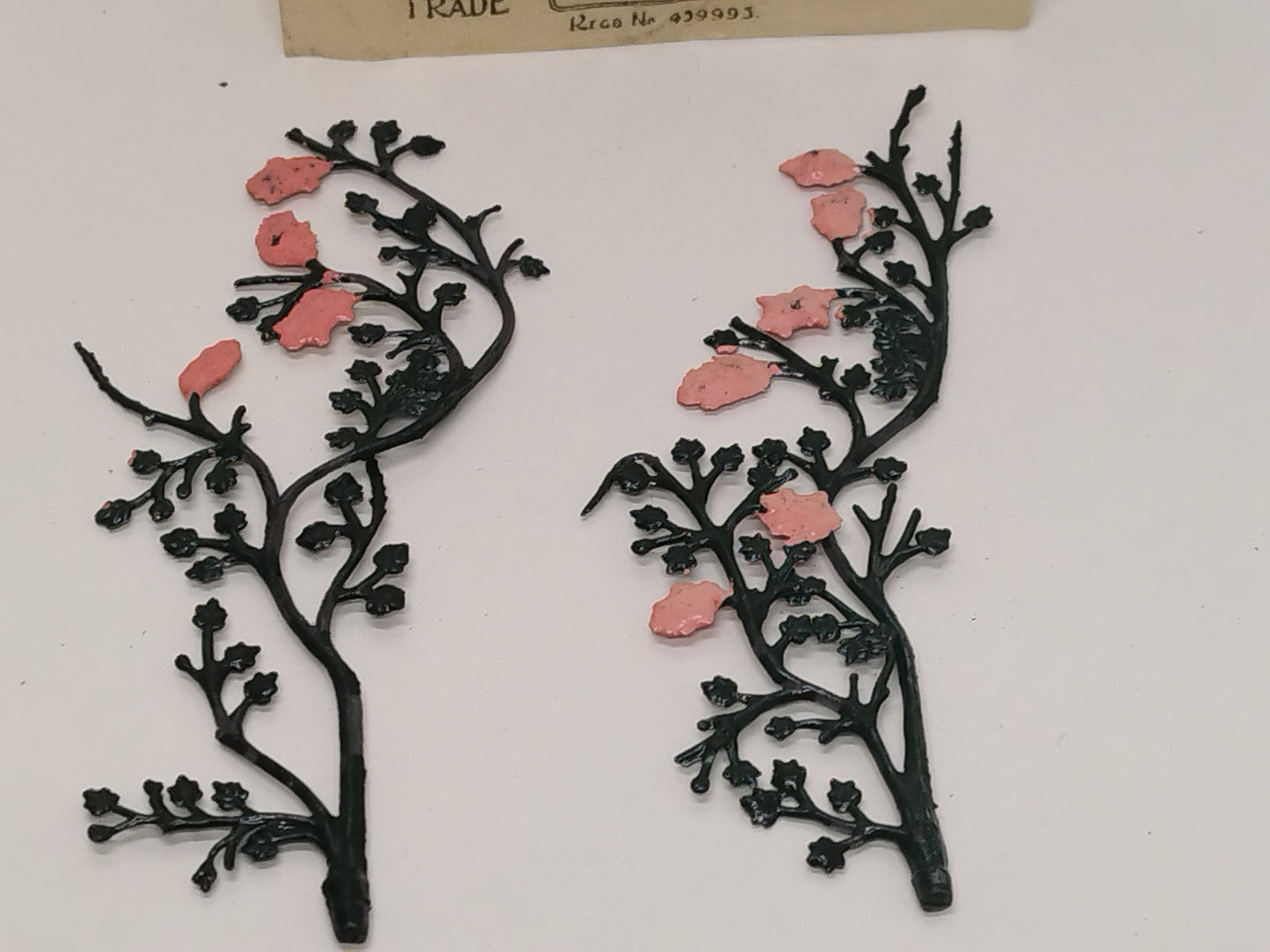 Britains Pre-War Floral Garden Wax Packet Rambler Rose No019 - Pink