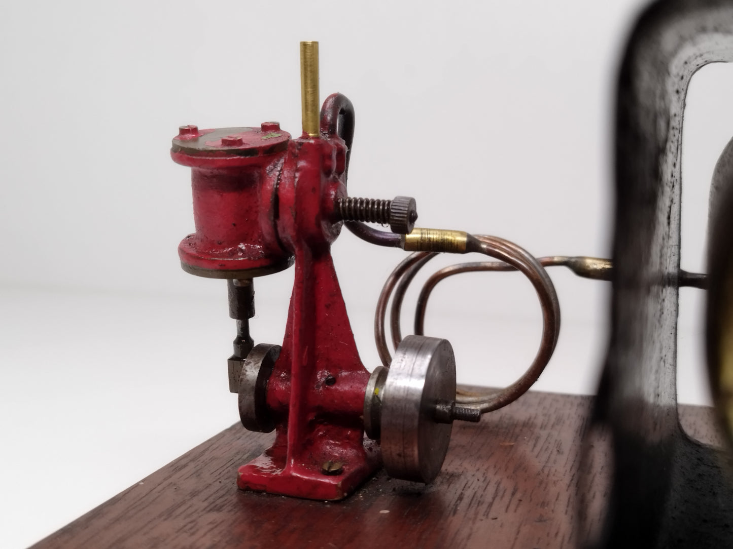 Stuart Turner ST Marine Live Steam Plant mounted on Wooden Plinth