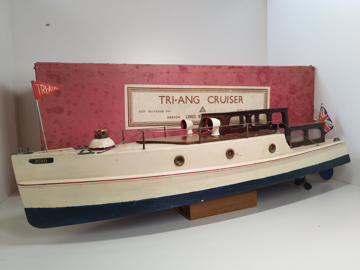 Lines Bros Triang Pre-War Electric Cruiser Type B "Juno" - Extremely Rare