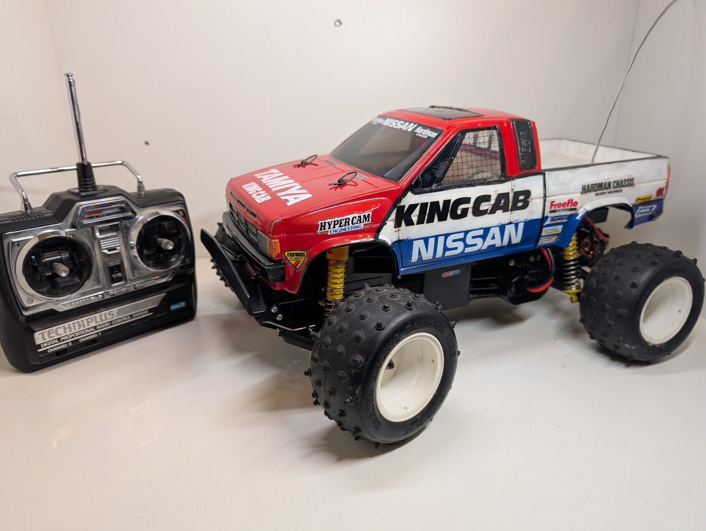 1991 Tamiya 1/10 RC Nissan King Cab Stadium Truck - Original condition