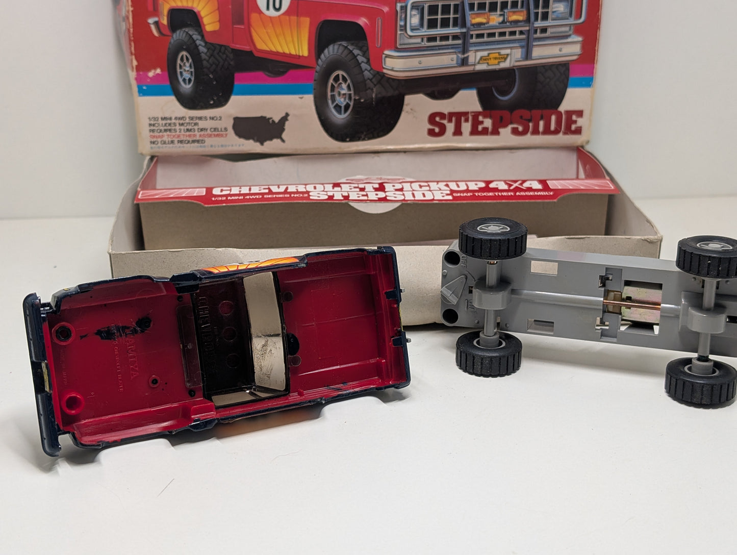 Tamiya 1902-500 1/32 Chevrolet Pickup 4x4 Stepside Junior 4wd Mini - Very Rare