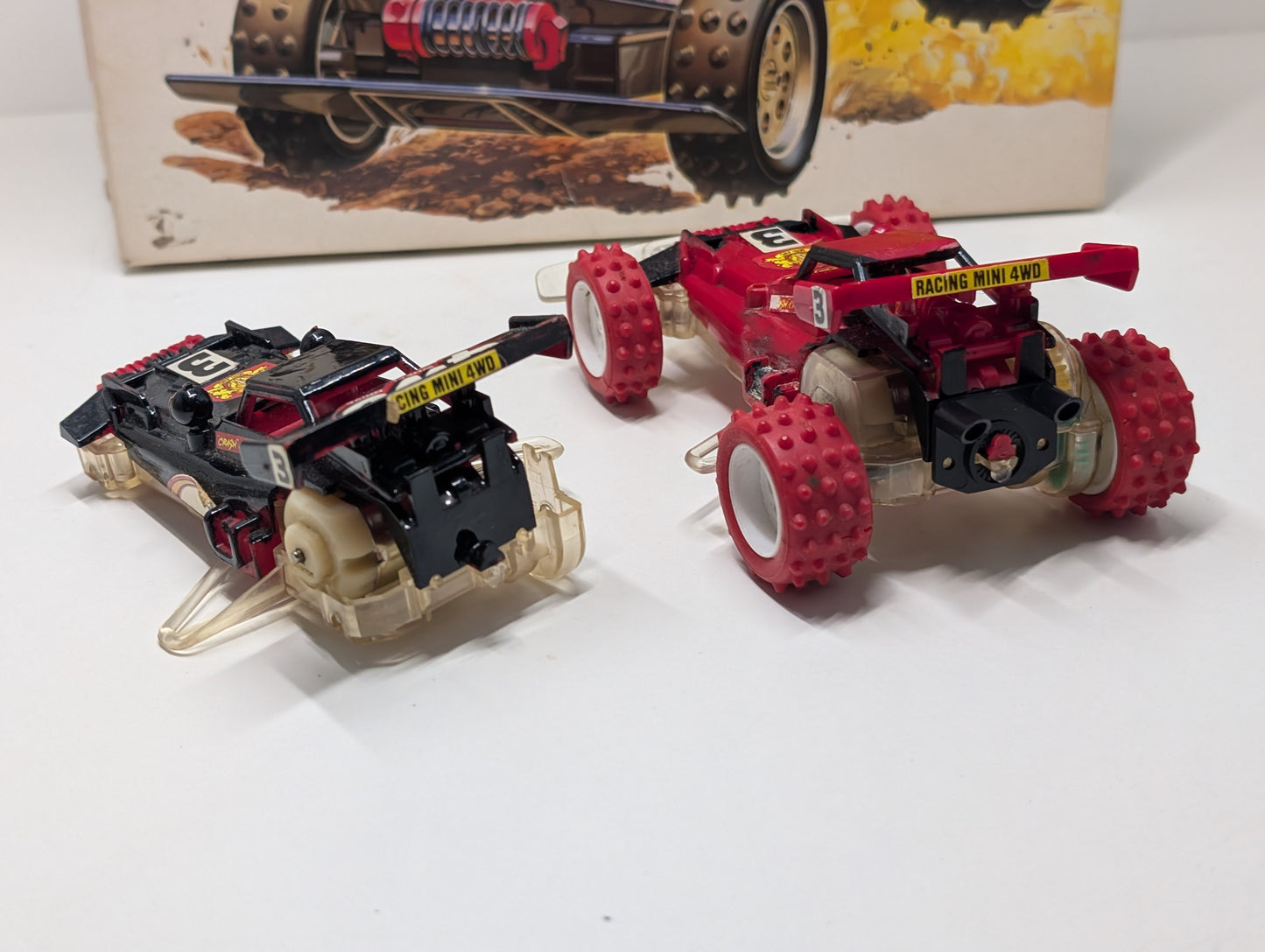 Tamiya 2901-600 1/32 Mini 4wd Hotshot Junior Clear Special Edition 1988 - Working