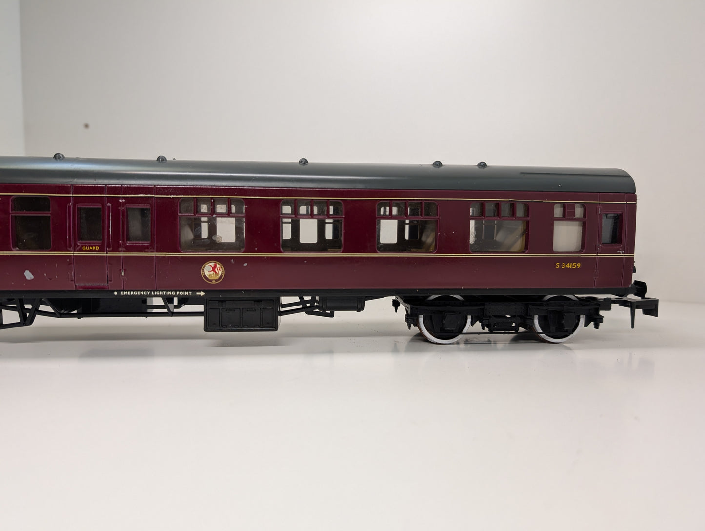 Lima O Gauge BR Ex-LMS MK1 Corridor / Brake Coach S34159 - Finescale wheels