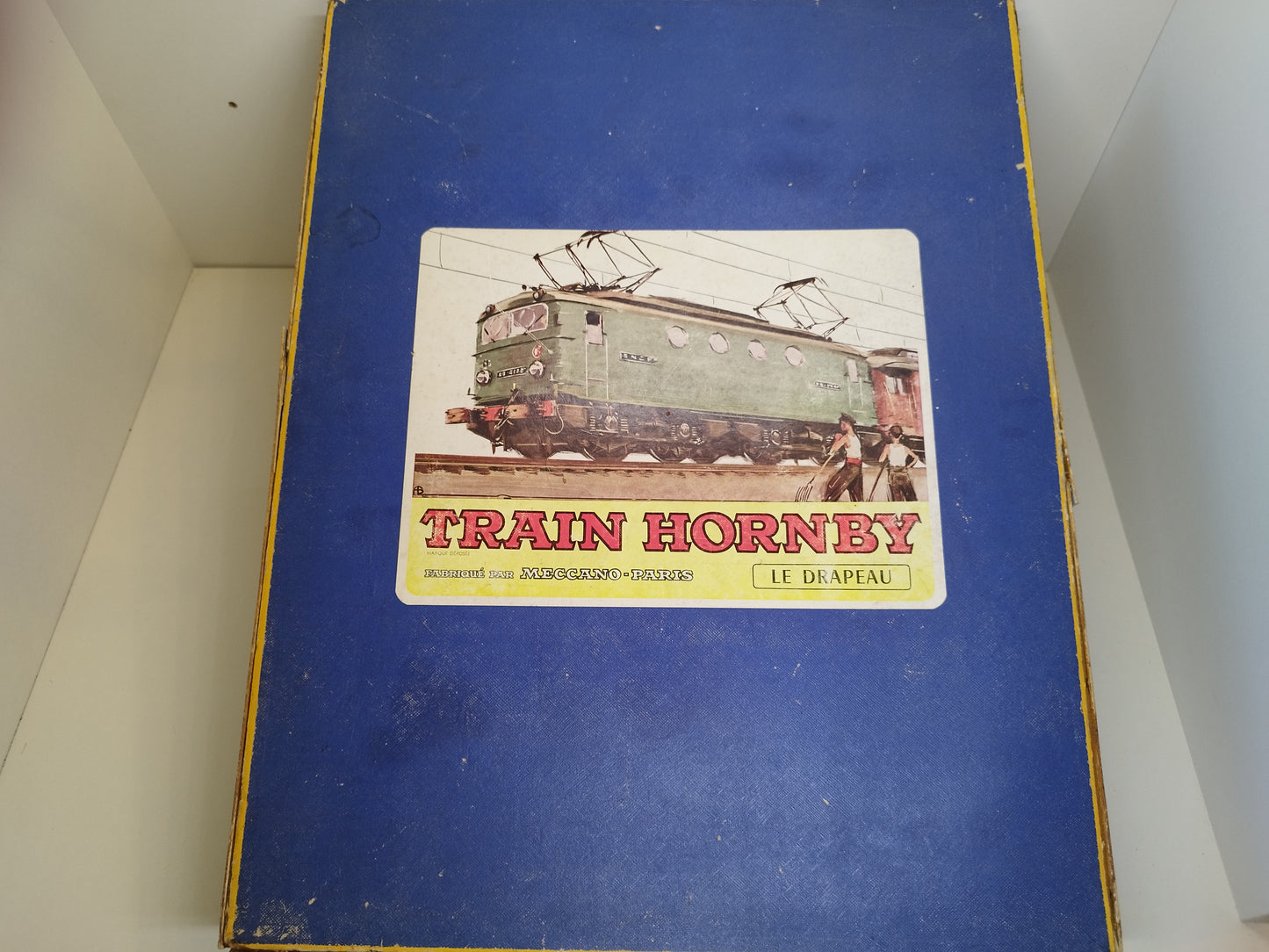 Train Hornby "Le Drapeau" French 20v Overhead Electric Train Set - 1950's