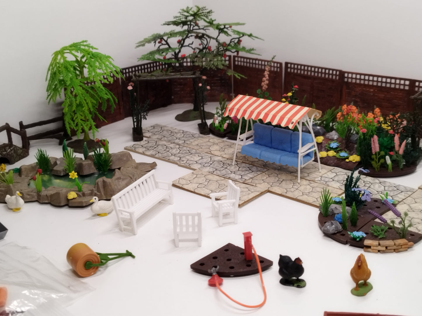 Britains Floral Miniature Garden Collection - 1960's Plastic Version
