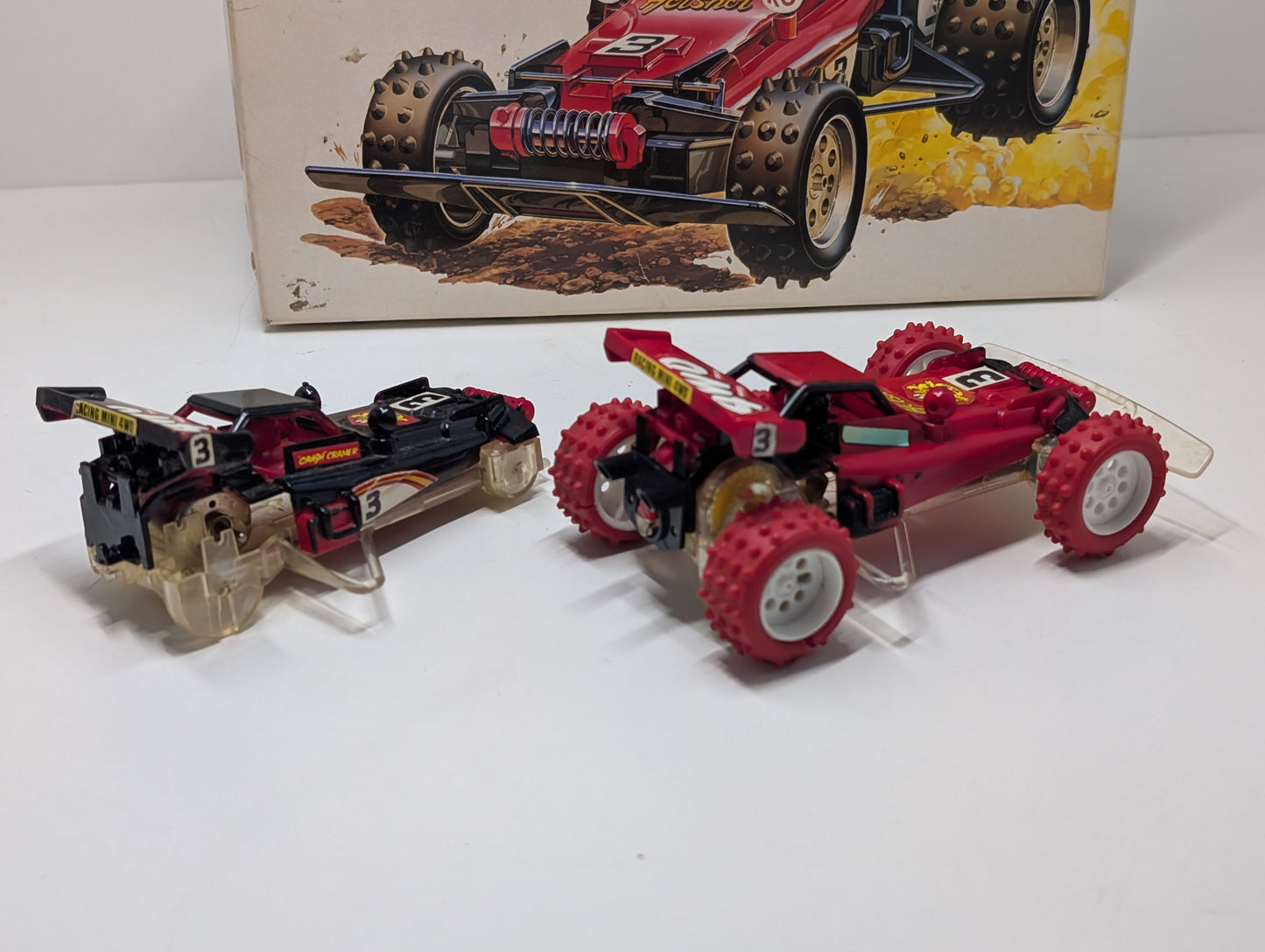 Tamiya 2901-600 1/32 Mini 4wd Hotshot Junior Clear Special Edition 1988 - Working
