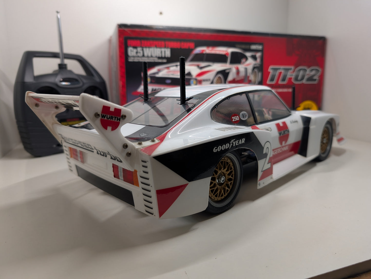 Tamiya 1/10 Ford Zakspeed Capri Turbo Grp 5 RC Racing Car TT-02 4wd 58578 12800