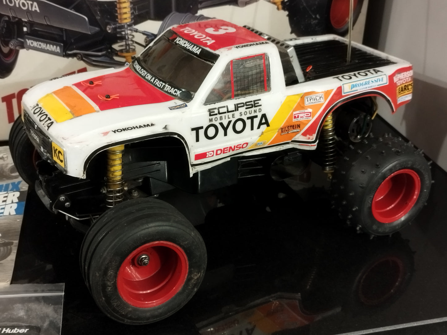Tamiya 1/10 RC Toyota Hi-Lux Monster Racer 58086 Boxed - Rare
