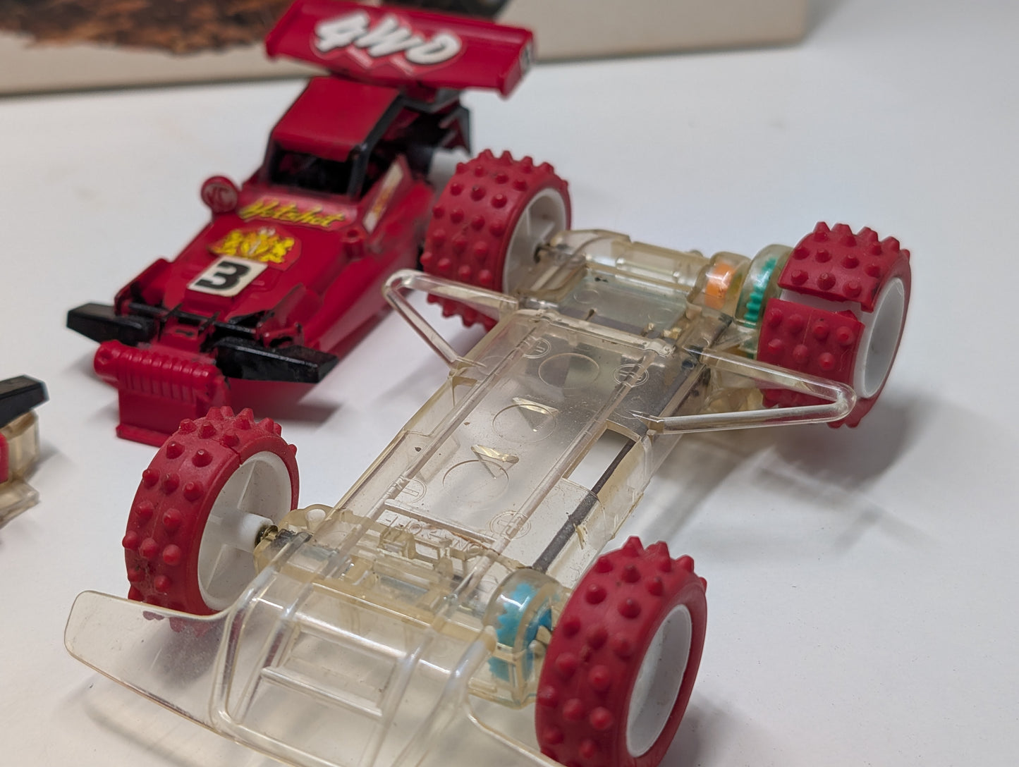 Tamiya 2901-600 1/32 Mini 4wd Hotshot Junior Clear Special Edition 1988 - Working