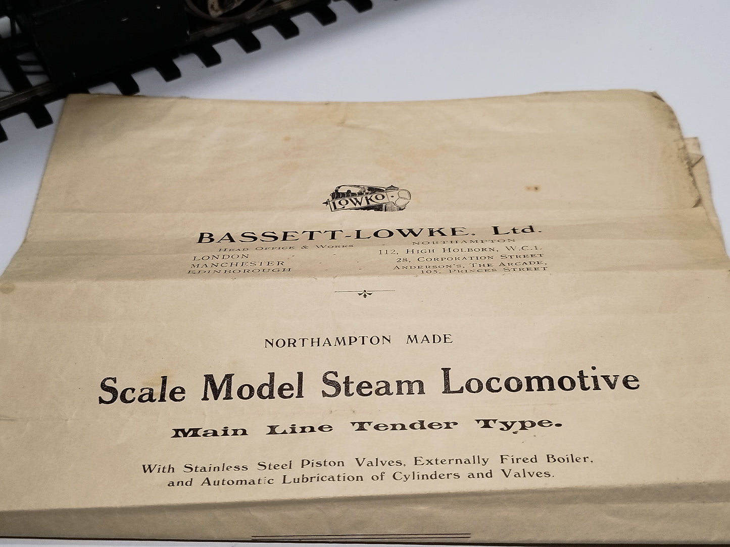 Bassett Lowke O Gauge Live Steam 4-4-0 "Enterprise" Locomotive