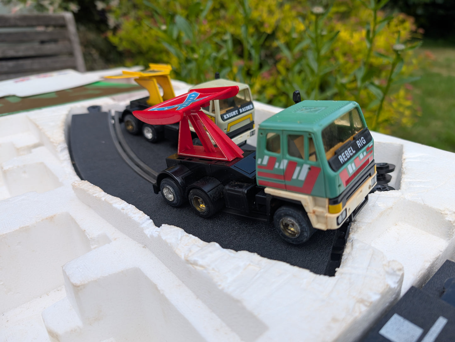 Scalextric C674 Racing Rigs Set - Rare Set