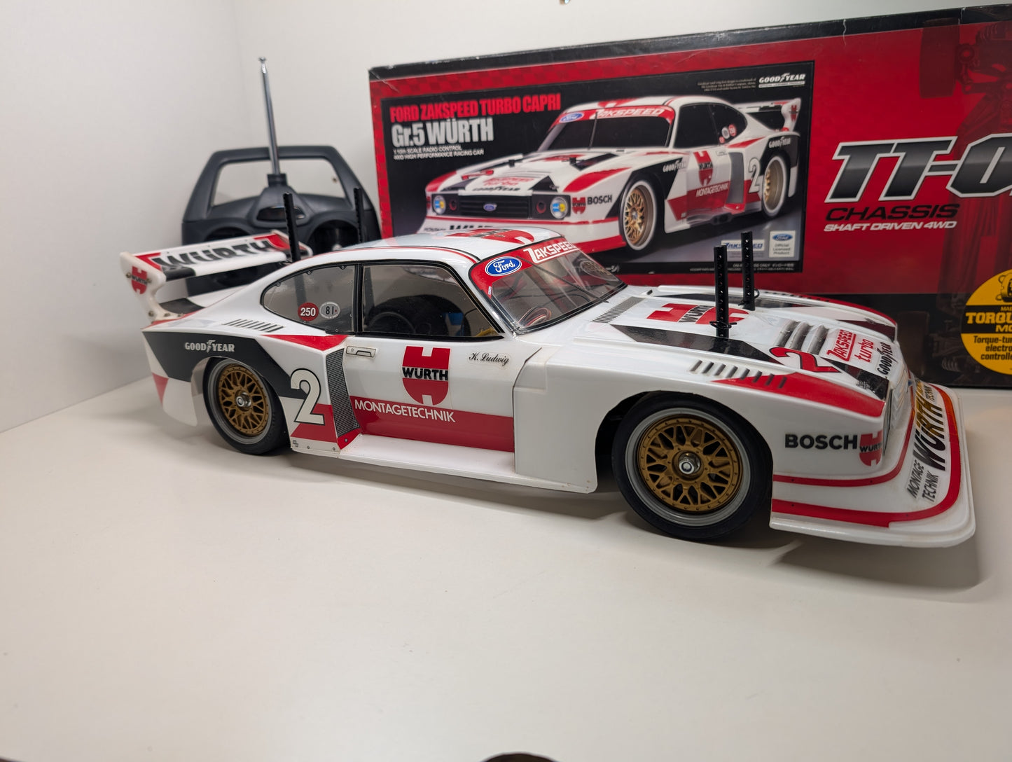 Tamiya 1/10 Ford Zakspeed Capri Turbo Grp 5 RC Racing Car TT-02 4wd 58578 12800