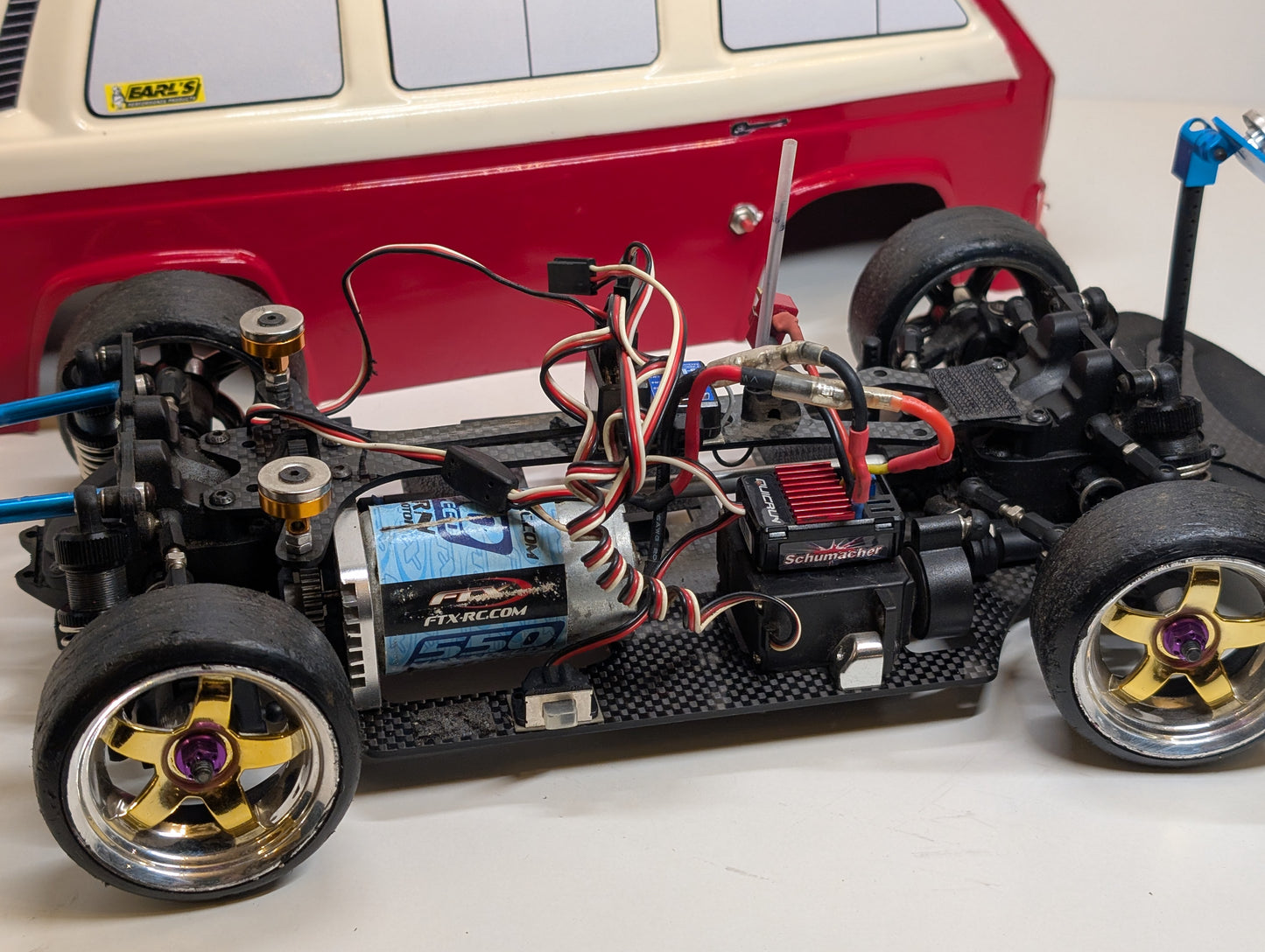 BSR Racing M-Rage Carbon Chassis 1/10 RC Racing Car - Tamiya M Chassis Compatible