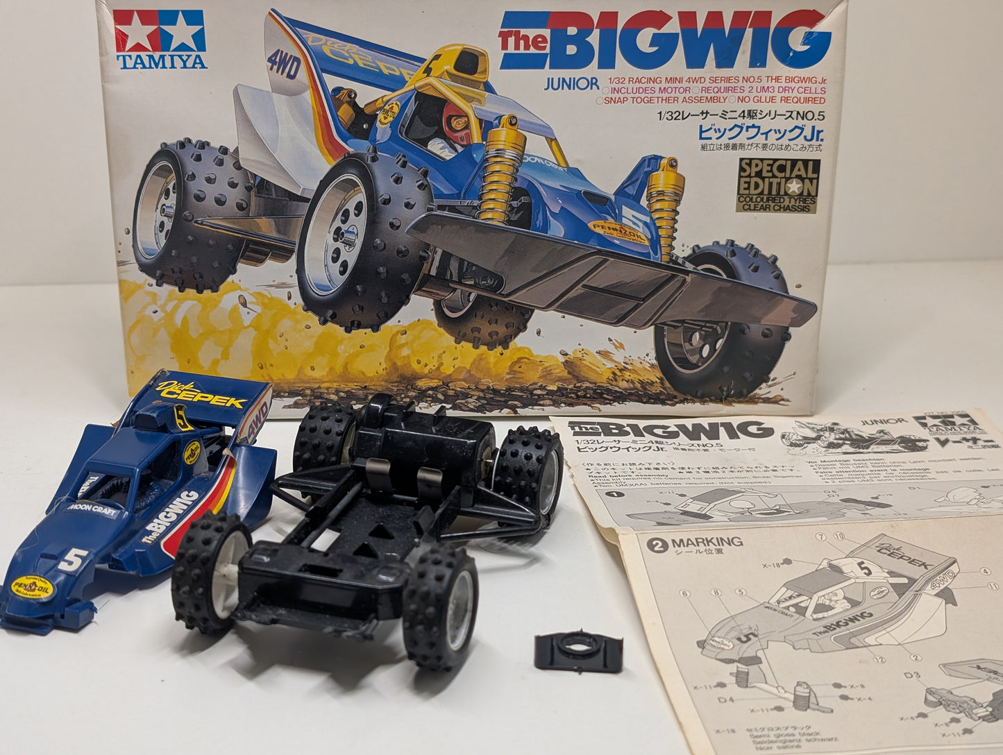 Tamiya 2955-600 1987 1/32 Bigwig Junior 4wd Buggy - Working Boxed with Instructions