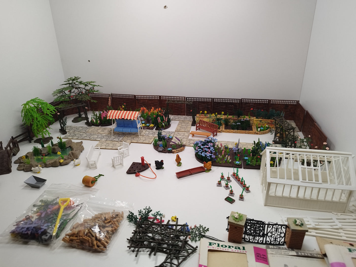 Britains Floral Miniature Garden Collection - 1960's Plastic Version