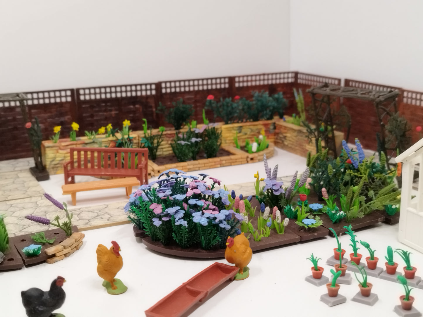 Britains Floral Miniature Garden Collection - 1960's Plastic Version