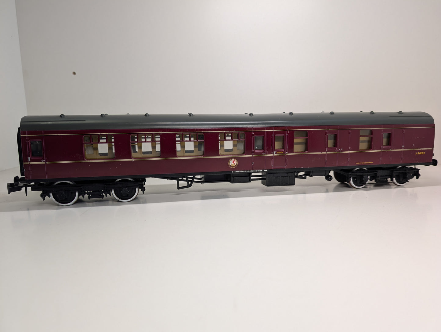 Lima O Gauge BR Ex-LMS MK1 Corridor / Brake Coach S34159 - Finescale wheels