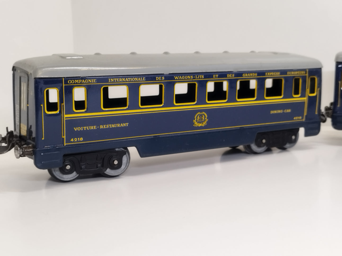Train Hornby "Le Drapeau" French 20v Overhead Electric Train Set - 1950's
