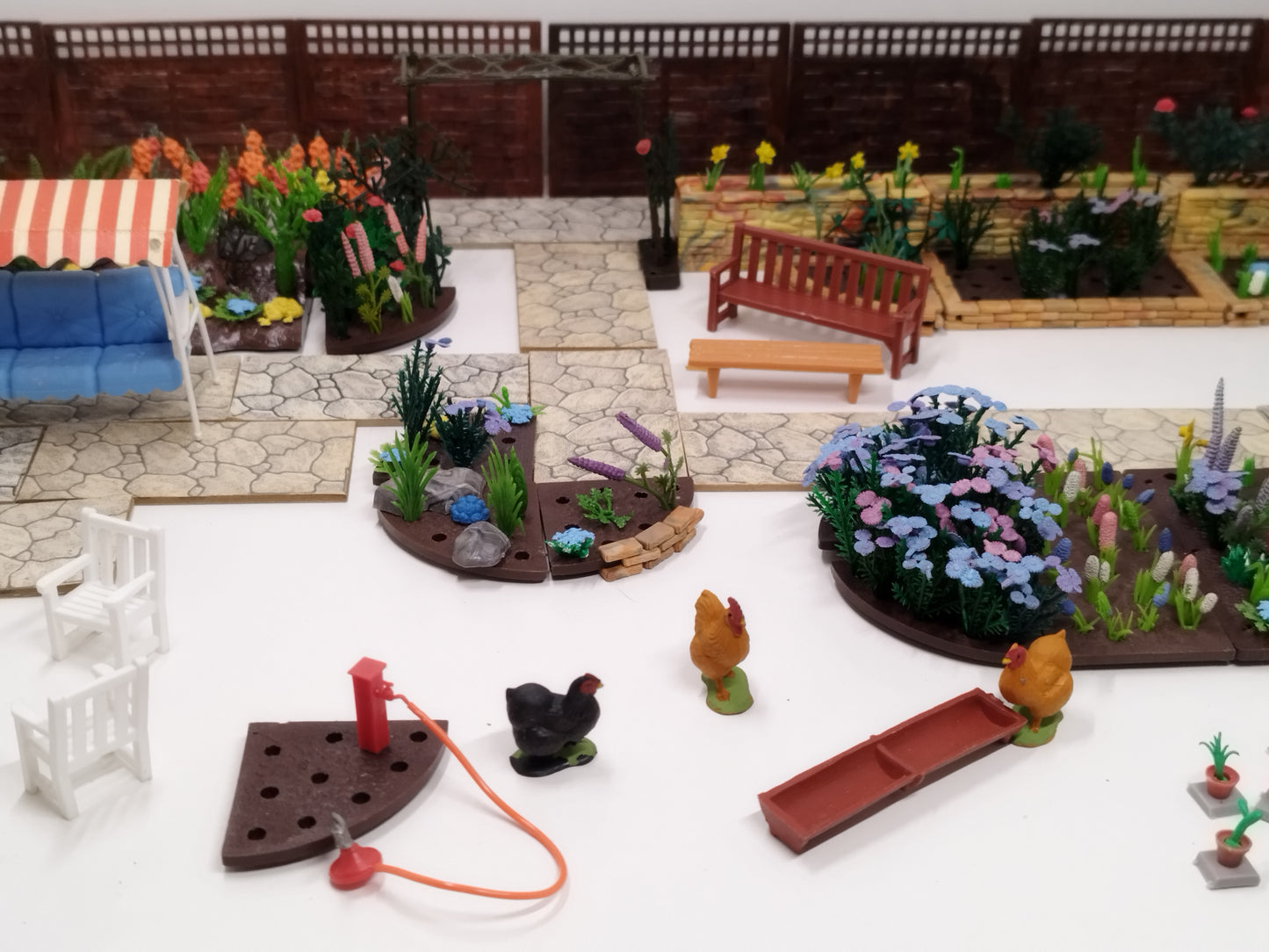 Britains Floral Miniature Garden Collection - 1960's Plastic Version