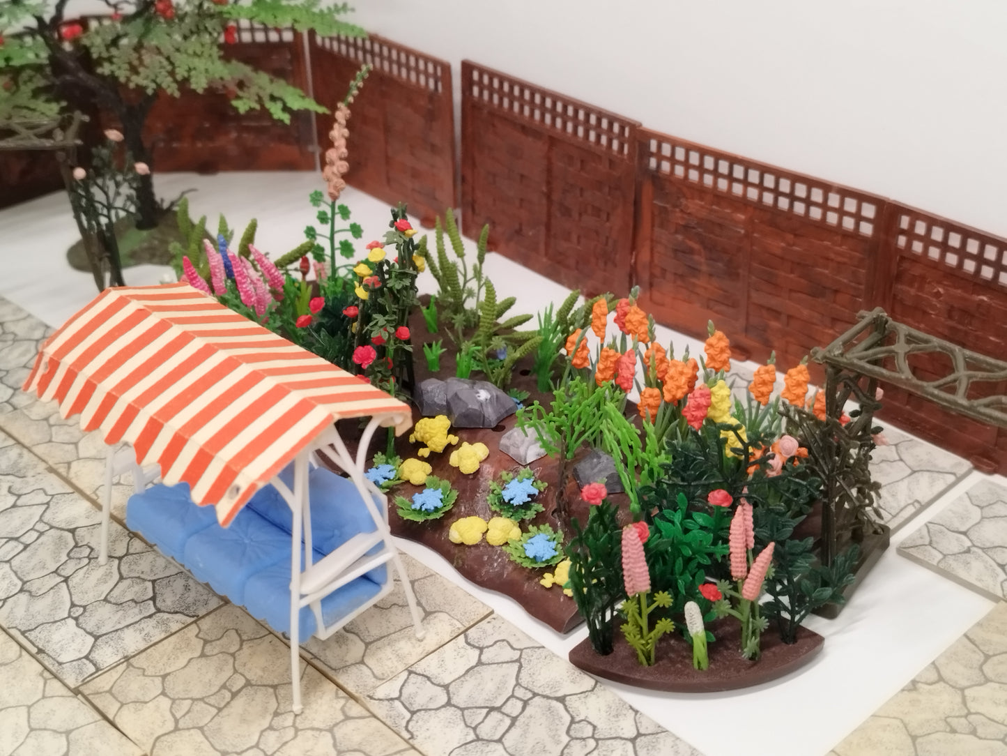 Britains Floral Miniature Garden Collection - 1960's Plastic Version