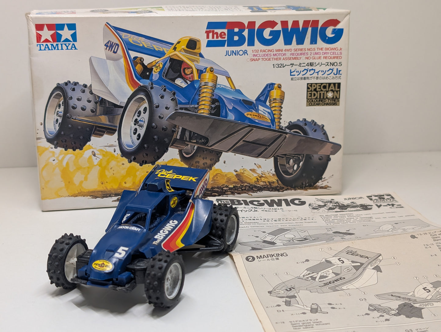 Tamiya 2955-600 1987 1/32 Bigwig Junior 4wd Buggy - Working Boxed with Instructions