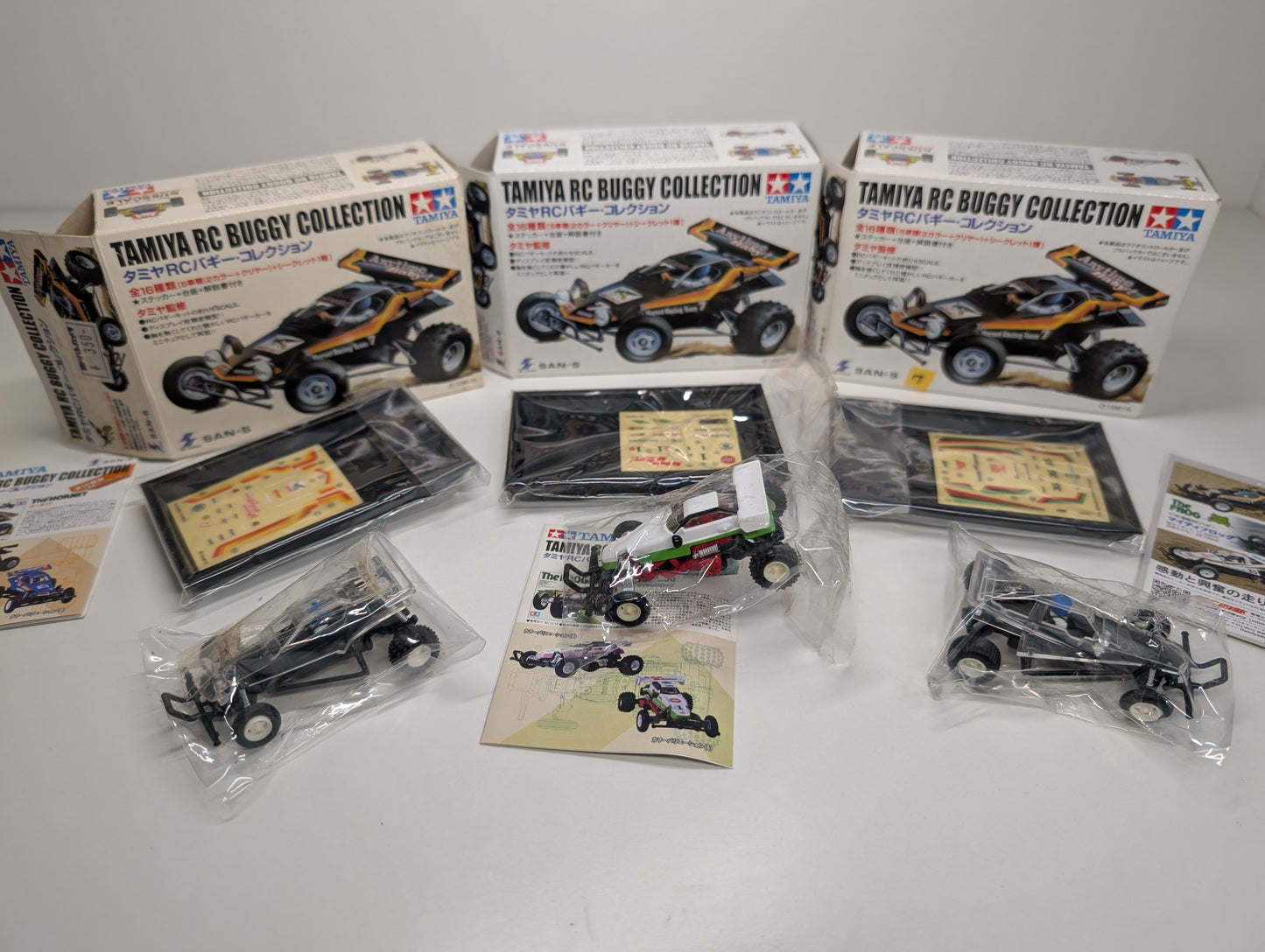 Tamiya San-S RC Buggy Collection Cars x 3 - Rare