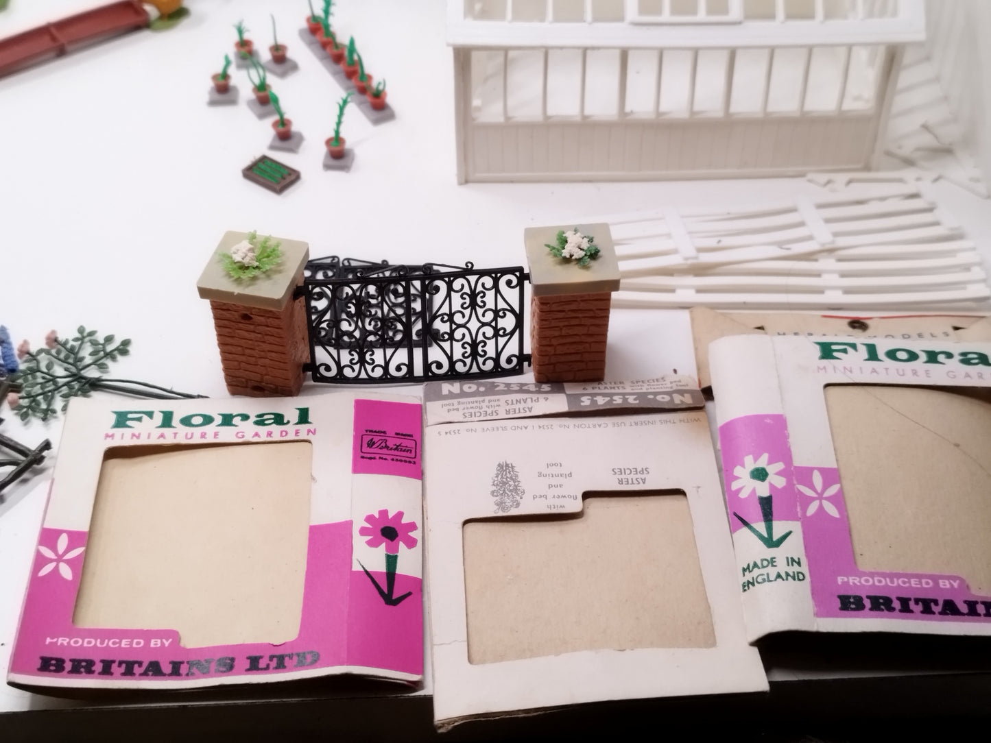Britains Floral Miniature Garden Collection - 1960's Plastic Version