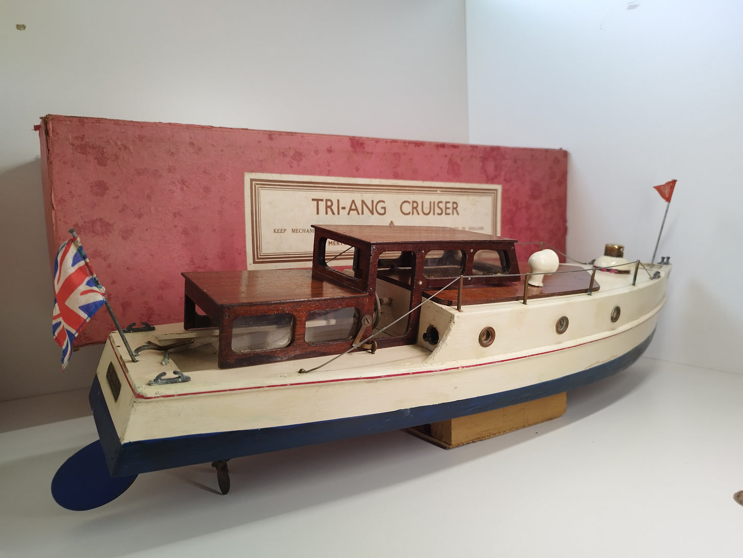 Lines Bros Triang Pre-War Electric Cruiser Type B "Juno" - Extremely Rare