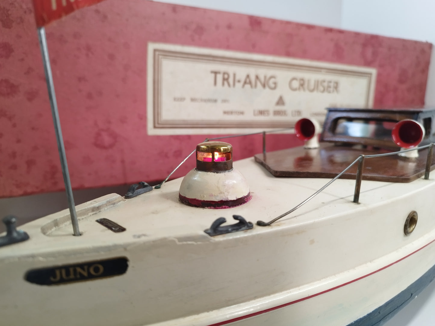 Lines Bros Triang Pre-War Electric Cruiser Type B "Juno" - Extremely Rare