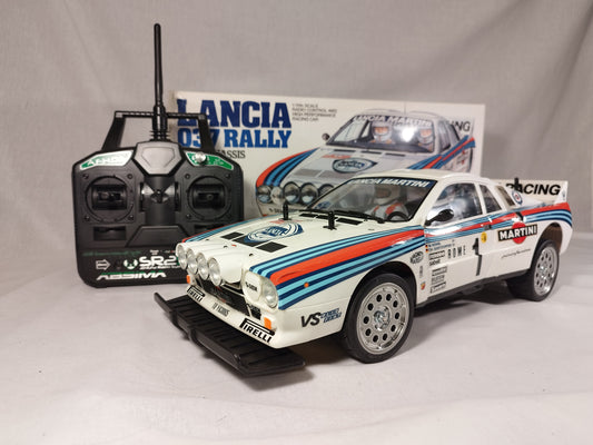 Tamiya 1/10 RC Lancia 037 Rally TT02S Chassis 58654 and Absima 2.4ghz Radio Kit