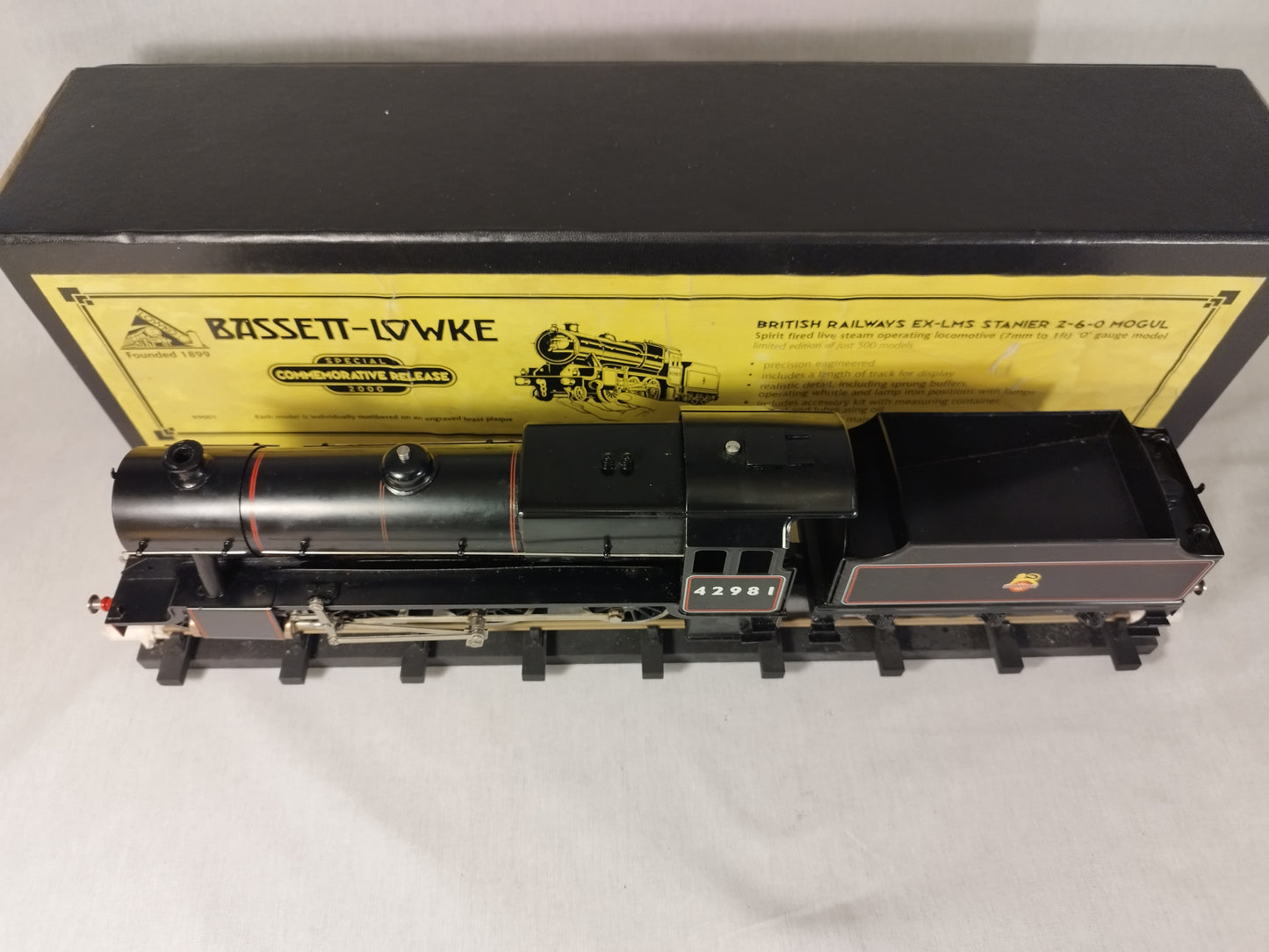 Bassett Lowke Live Steam Ex-LMS Stanier Mogul 2-6-0 Black No. 216 of 500