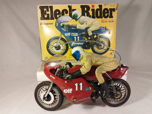 Graupner Kyosho Eleck Rider RC Motorbike 1970's Rare!