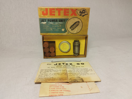Jetex 50 Rocket Motor Starter Set with Fuel - Ribbed Version