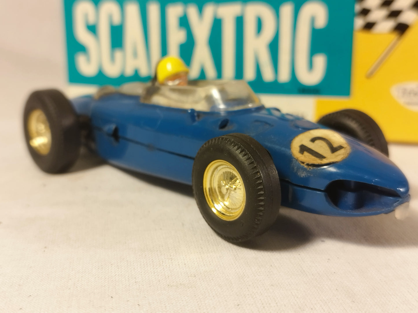 Scalextric C62 Shark Nose Ferrari F1 Car - Repro Box