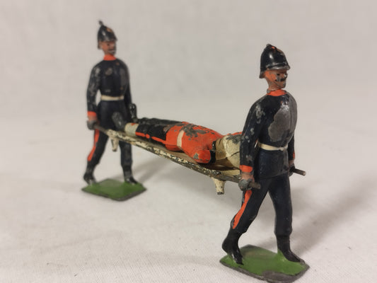 Britains Army Royal Medical Corps Stretcher Bearers and Injured Soldier - Pre War Lead