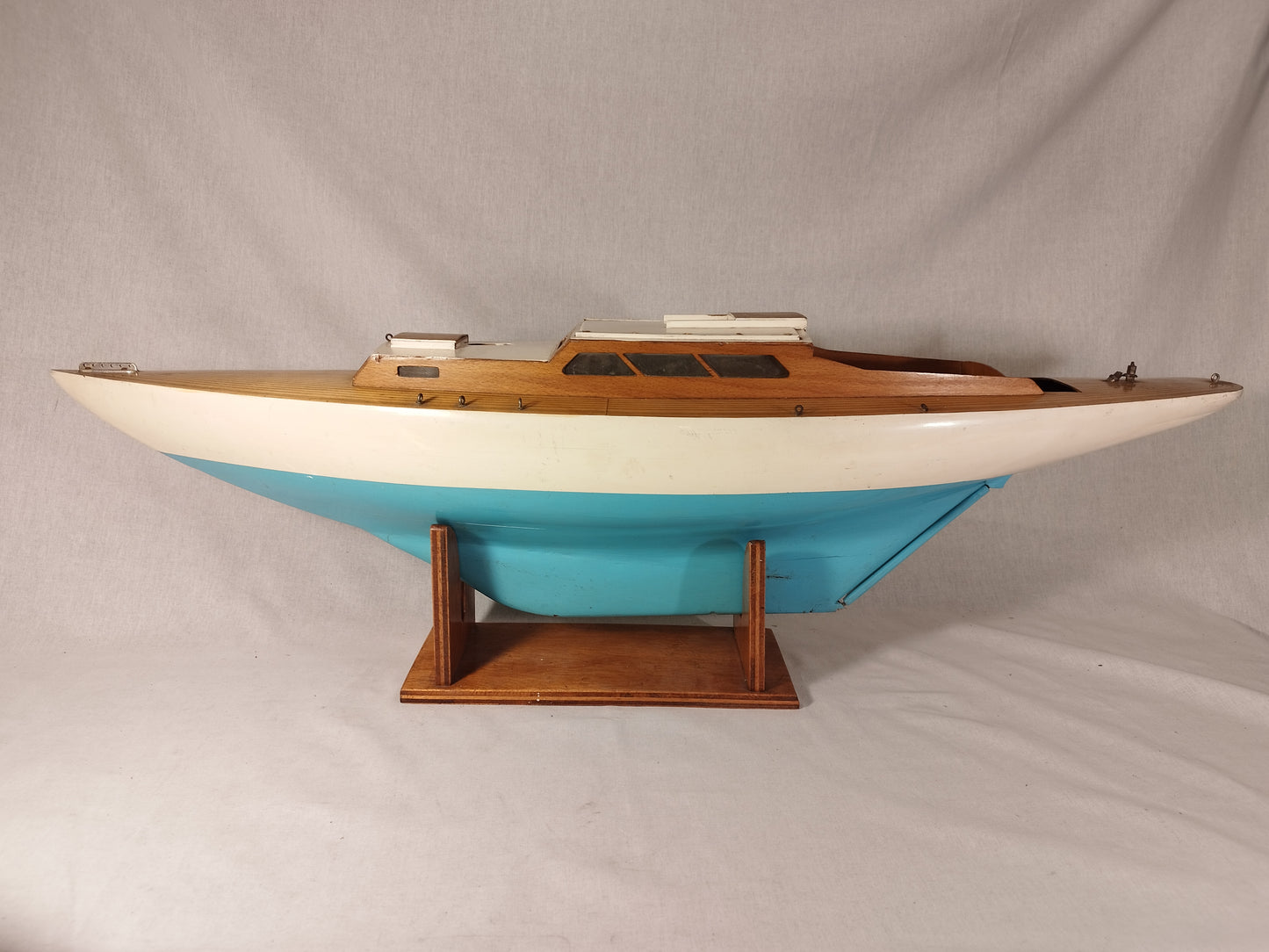 Wooden Hull 36" Pond Yacht Suitable for RC Project