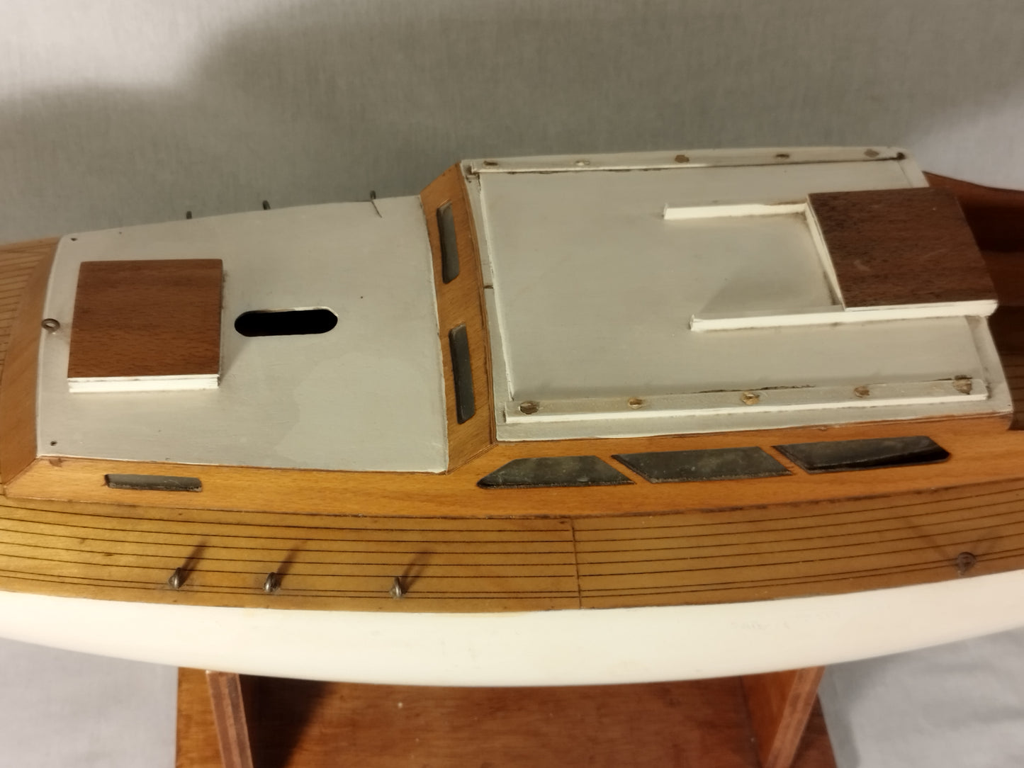 Wooden Hull 36" Pond Yacht Suitable for RC Project