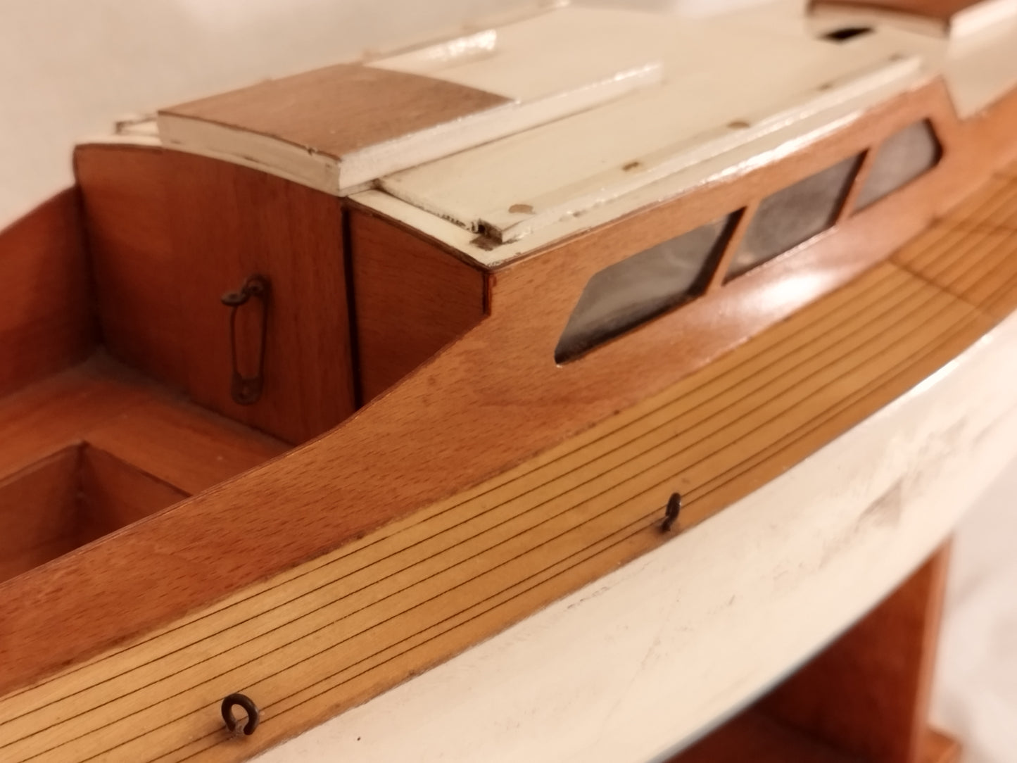 Wooden Hull 36" Pond Yacht Suitable for RC Project