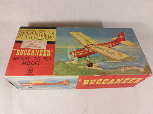 Frog Buccaneer Ready to Fly Model Aircraft - Rubber Band Powered - 1960's