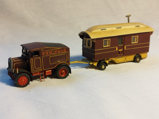 Varney Transport Replicas 1/76 - Scammel Showtrac & Caravan - Pro Built by Colin Flannery