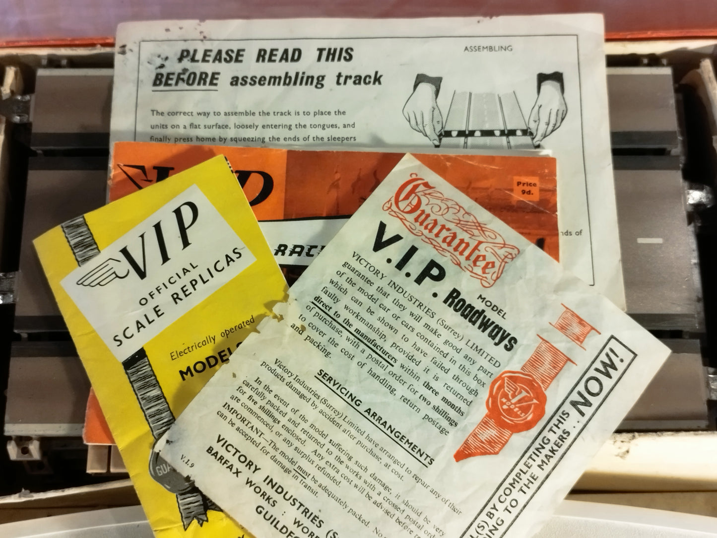 VIP Raceways Set R1 - 1960's F1 Cars Complete with all Paperwork!