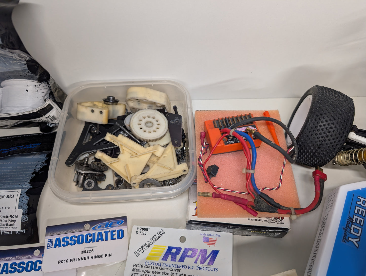 Vintage 1/10 Scale RC Team Associated RC10 A Stamp Gold Pan RC Buggy - Project