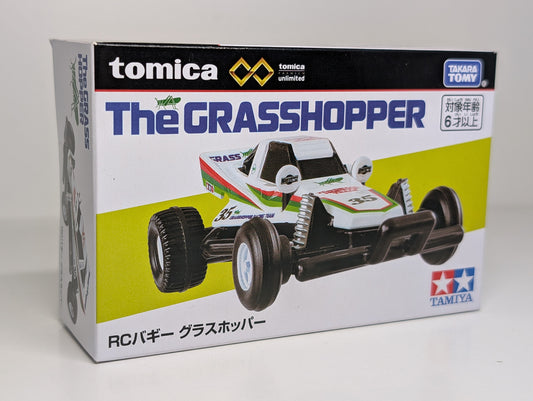 Tomica Tamiya Diecast Model - The Grasshopper - Car and Dummy Radio Set