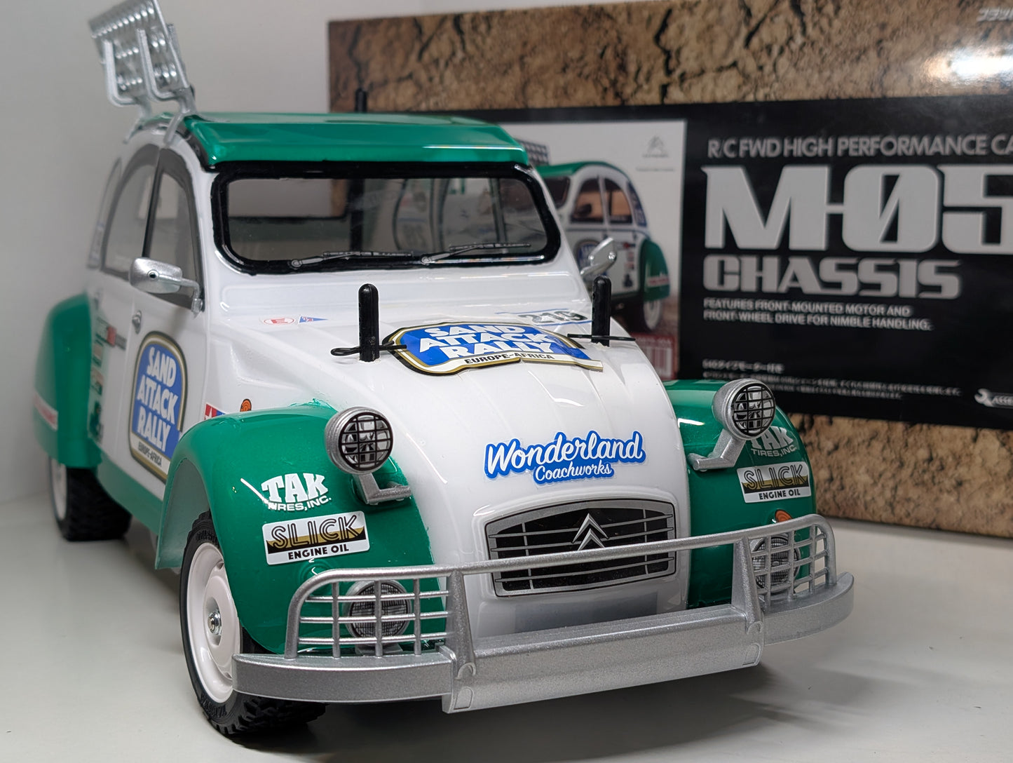 Tamiya 1/10 RC M-05RA Chassis Citroen 2CV Rally Car - Sleeper!