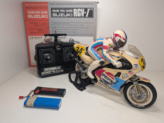Kyosho 1/8 RC Suzuki RGV Grand Prix Racer 3004 - Kevin Schwantz #34 - Rare!